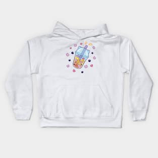 Bubble Kittea Kids Hoodie